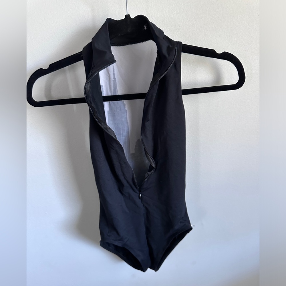 NYC skyline ballet leotard